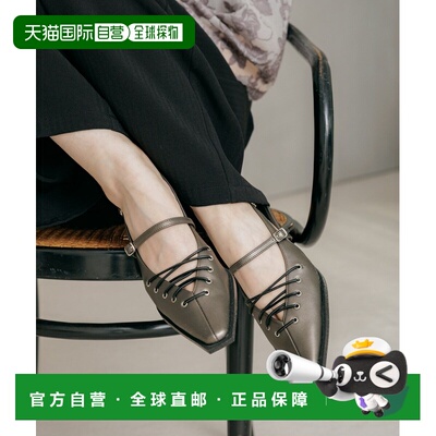 1h可退 日本直邮PAGEBOY 女士 系带穆勒鞋 仿皮材质 易穿脱低跟 6