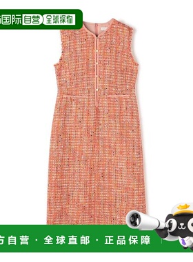 1小时内可退 日本直邮Ballsey 闪亮色调粗花呢直筒连衣裙裙裤短裙