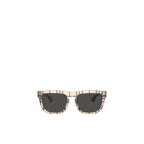 Burberry 撞色粗边框太阳镜 BE4431U