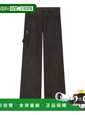 香港直邮Courreges 腰带环牛仔裤 325DPA414DE0044直筒裤