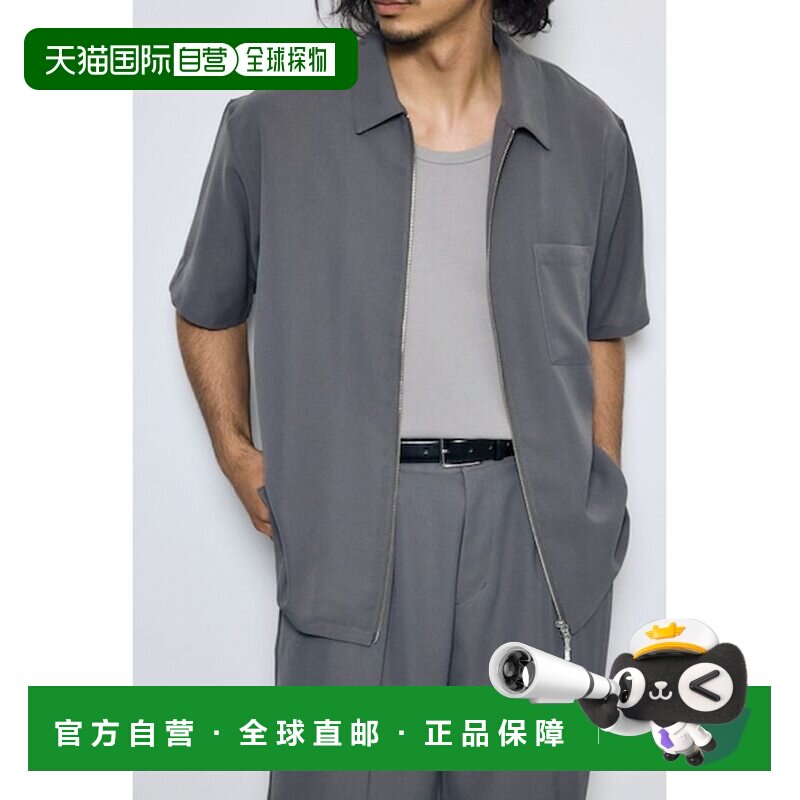 MOUSSY 网眼拉链衬衫内搭外套