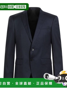 1h可退 香港直邮BOSS 波士 男士 西装外套 blue蓝色 舒适时尚