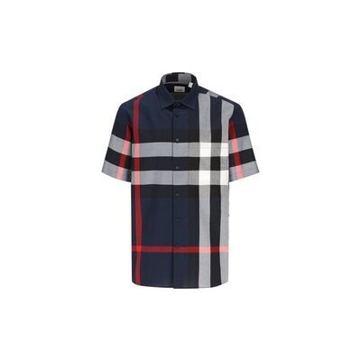 BURBERRY24SS长袖衬衫男8079592A1960 P24NAVY IP CHECK