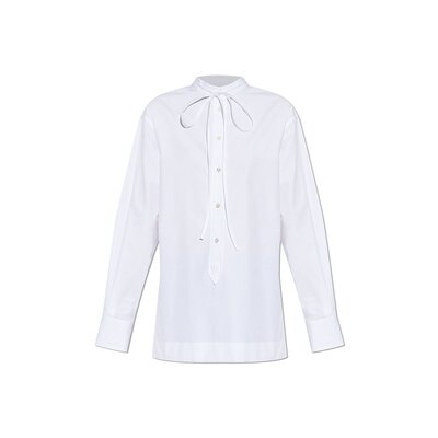 GUCCI 女士衬衫 836454Z7ADR9000 AW2025 白色 oppin衬衫