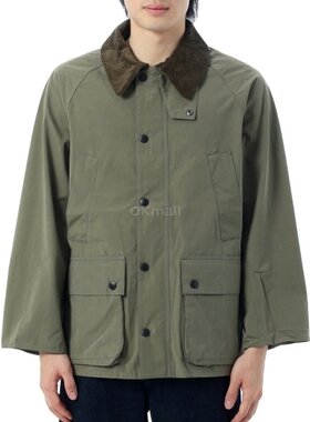 韩国直邮Barbour OS Peached Bedale男款休闲夹克外套宽松绒领