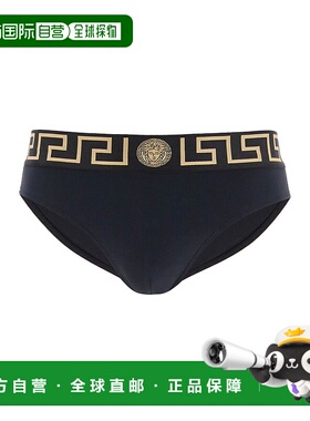香港直邮VERSACE 男士泳装 ABU010251A11119A80G CO 黑色 Swim Br