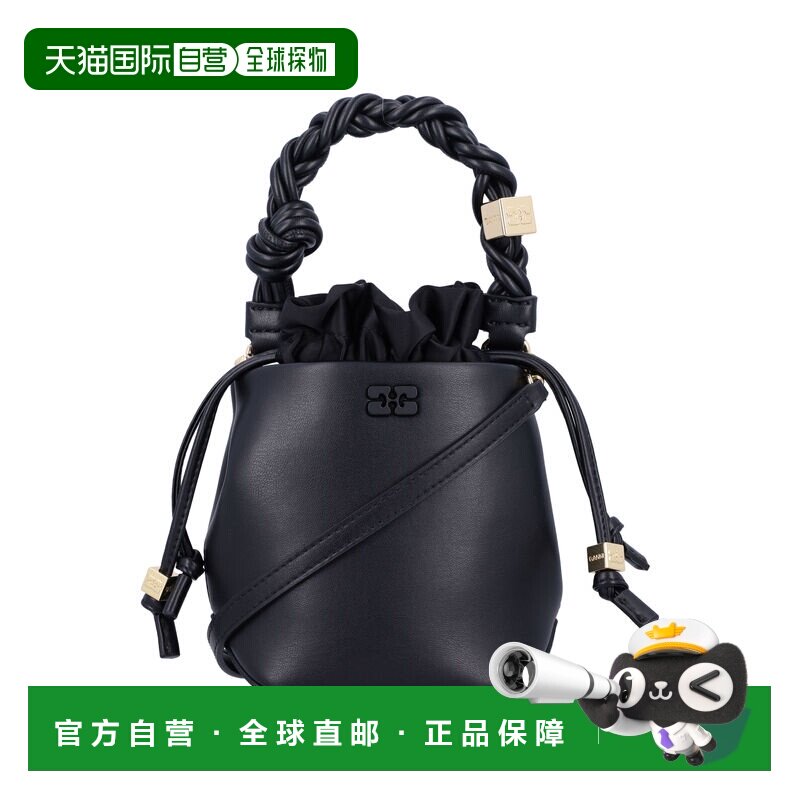 1h可退 香港直邮GANNI 女士斜挎包 A68005894099 SS2026 黑色 Min