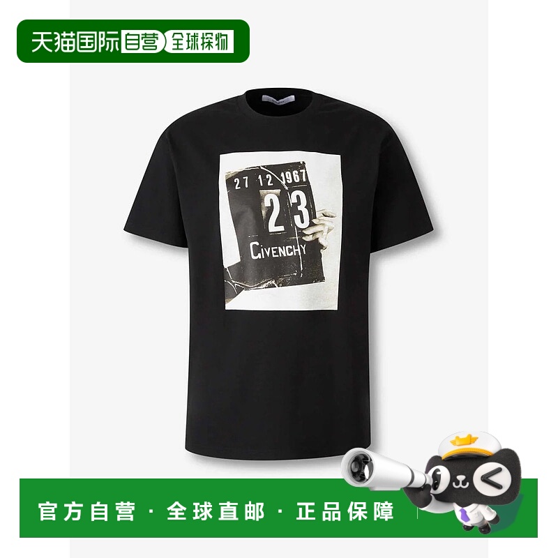 1h可退 香港直邮GIVENCHY 男士衬衫 BM71NK3YSL001BLACK SS2026