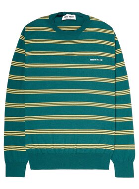 Miu Miu 条纹针织衫 MMLA58150DSOOO