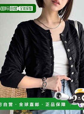 日本直邮Classical Elf 前后2way七分袖抽褶针织开衫 [C04519EW01