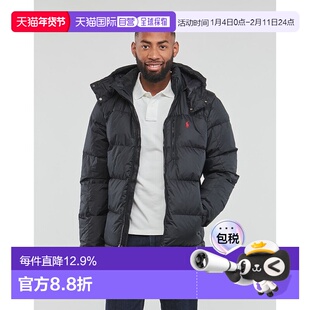 欧洲直邮Polo Ralph Lauren拉夫劳伦 刺绣拉链宽松羽绒服棉服男款