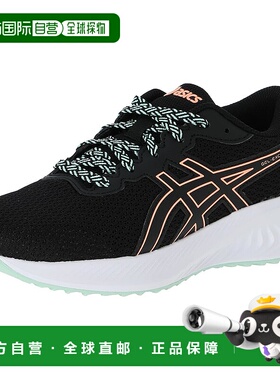 【日本直邮】亚瑟士GEL-EXCITE 10 GS 跑步鞋 黑色/亮日光橙跑鞋