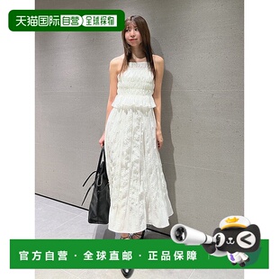 日本直邮SNIDEL Ame Shrine长款拼接连衣裙长裙