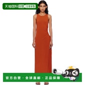 香港直邮潮奢 连衣裙 MaxMara 女士 1h可退 Caro 麦斯玛拉 橙色