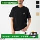 KITSUNE SPEEDY 男士 日本直邮MAISON 圆领T恤 黑色 FOX PATCH舒适