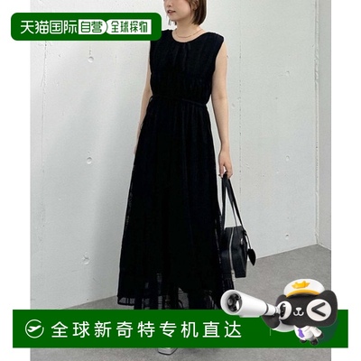 1h可退 日本直邮archives女装蕾丝无袖连衣裙V领高腰显瘦日常通勤