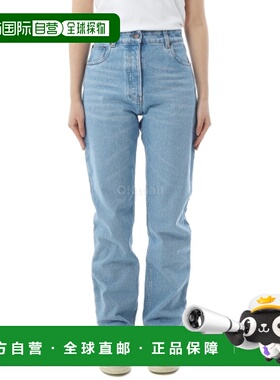 韩国直邮PRADA GFP507 OOO 14CC F0BAU 牛仔裤直筒裤