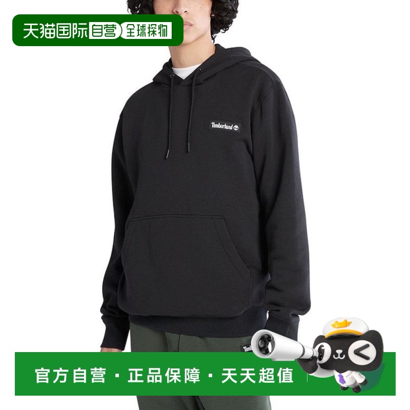 1h可退 【美国直邮】Timberland Woven Badge Pullover Hoodie 男