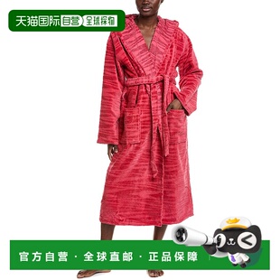 自营 missoni home米索尼家居艾伦连帽浴袍-紫色 美国奥莱直发