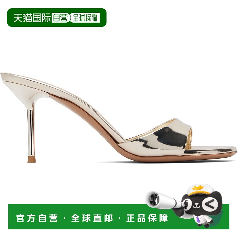 1h可退 香港直邮潮奢 Paris Texas 女士 金色 Lidia 凉鞋 PX1141X