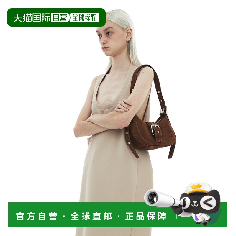 韩国直邮OSOI女士通用款女包HOBO BROCLE [NUBUCK BROWN] 88099726