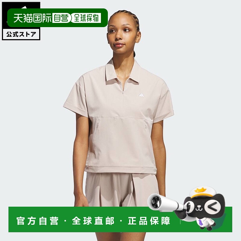 日本直邮 adidas 高尔夫Beyond The Course拨水2way半袖衬衫女士