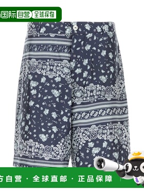 香港直邮FENDI 男士短裤 FB1014AUVQF0U6K AW2025 灰色 Silk shor