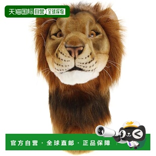 【日本直邮】Hansa汉莎 DRIVER高尔夫球杆头套 棕460cc毛绒狮BH81