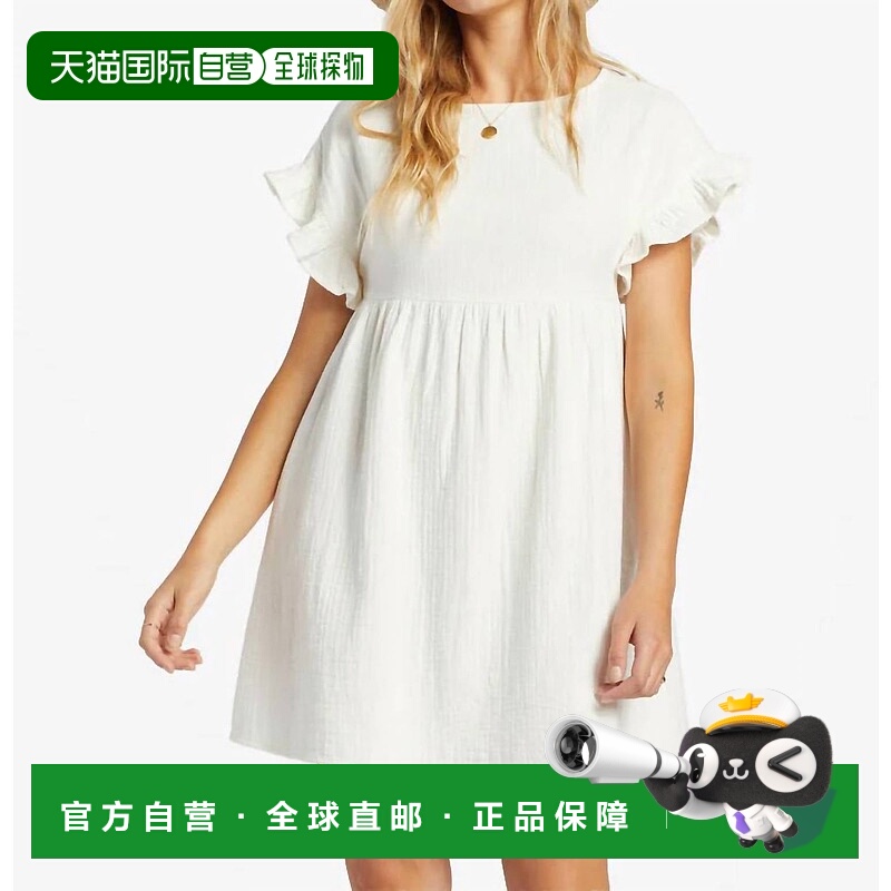 自营billabongSo Breezy Dress In White - white 美国奥莱直发