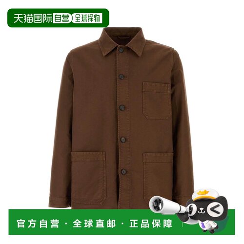 1h可退 香港直邮PRADA 男士夹克 SGD133SOOO16IFF0005 SS2026 棕