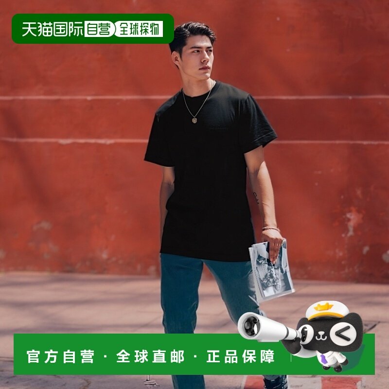 香港直邮DIOR 男士T恤 413J650A0862C989 CO 黑色 短袖T恤迪奥