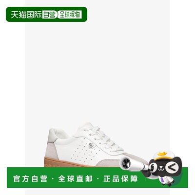 1h可退 【美国直邮】Michael Kors Scotty 真皮低帮运动鞋 女鞋