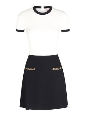 VALENTINO 女士半身裙 2B3KD09R7RM0AN AW2023 黑色