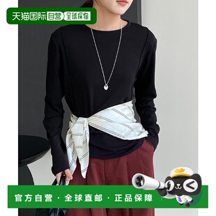 T恤 1h可退 圆领长袖 女士基础款 A10325s0 日本直邮Alum