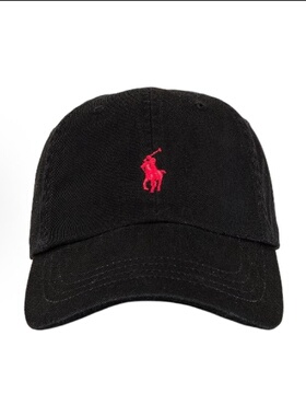 Polo Ralph Lauren 棉质棉棒球帽红色710548524004