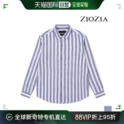 韩国直邮ZIOZIA 衬衫 [ZIOZIA] 棉 麻 混纺 BOLD 条子 衬衣 (AAZ2