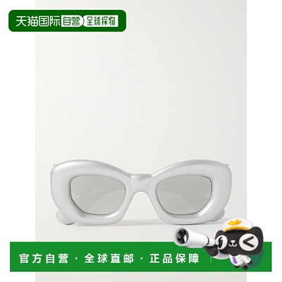 1h可退 香港直邮潮奢 LOEWE 罗意威 女士 Inflated 大号D形框醋纤