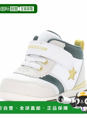 日本直邮Moonstar 运动鞋婴儿鞋胡萝卜 MS B95 绿色 MOONSTAR 121