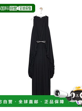 香港直邮Loewe 真丝垂坠连衣裙 S359Y09XJ2长款罗意威裙子长裙