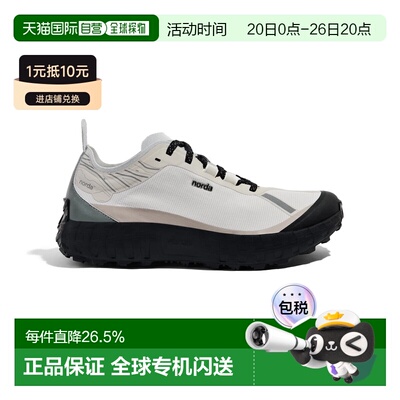 韩国直邮NORDA 001 运动舒适防滑耐磨 低帮跑步鞋 女式 白灰橙/00