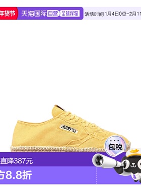 香港直邮AUTRY 女士休闲鞋 ESLWCV03PASTYELL AW2025 黄色 ESPADR