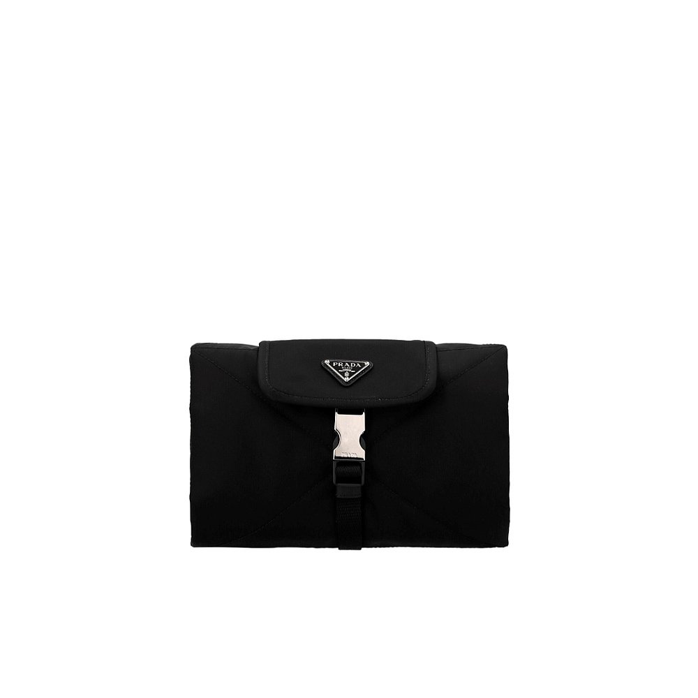 PRADA 男童包袋 2YY0122DMIF0002 SS2023 黑色 徽标尿布袋