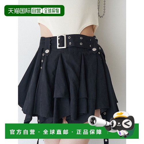 1h可退 日本直邮jouetie 女士不对称下摆腰带迷你裙 082510801201