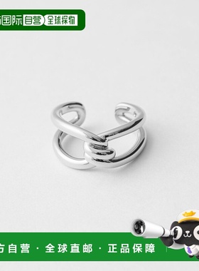 1h可退 日本直邮Jouete 女士环形扭曲戒指 轻盈设计 独特立体感