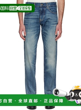 1h可退 香港直邮潮奢 BOSS 波士 男士 蓝色 BECKHAM 联名 Slim-fi