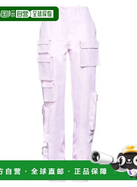 1h可退 香港直邮off-white 女士 休闲长裤 purple紫色 舒适时尚