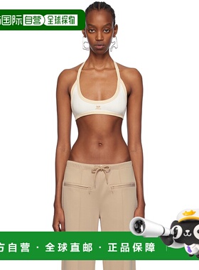 1h可退 香港直邮潮奢 Courreges 女士 白色 Contrast 文胸 124JBR