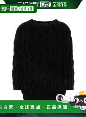 香港直邮VALENTINO 女士针织毛衣 BKC59L8V70NO CO 黑色 长袖毛衣