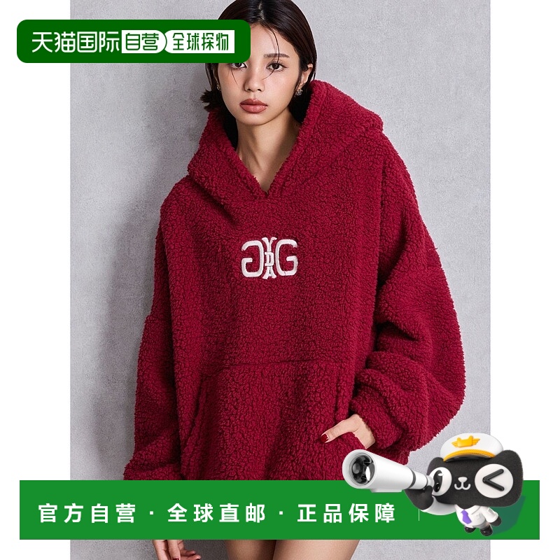 1h可退 日本直邮Symmetry GYDA 女士宽松立体徽章仿毛皮外套 0725