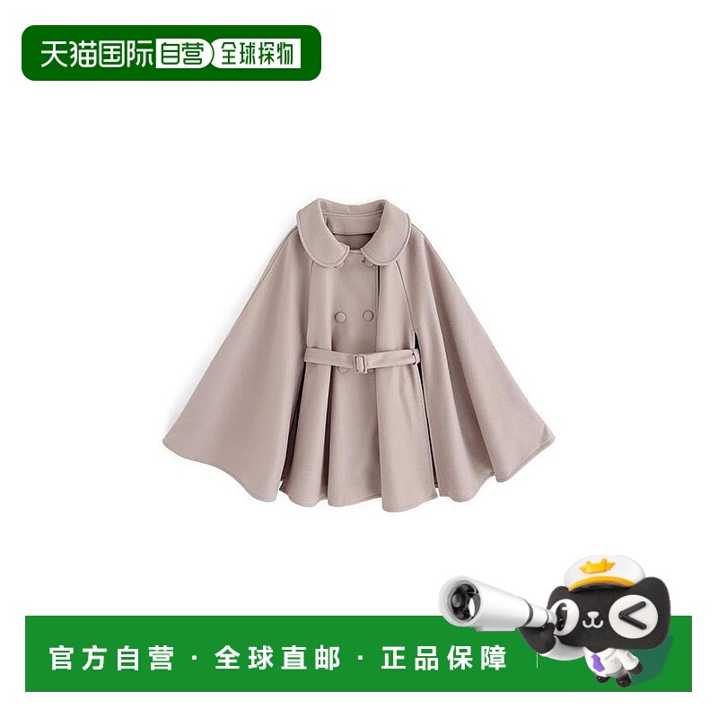 日潮 GRL 带腰带的斗篷外套 ze762针织针织衫